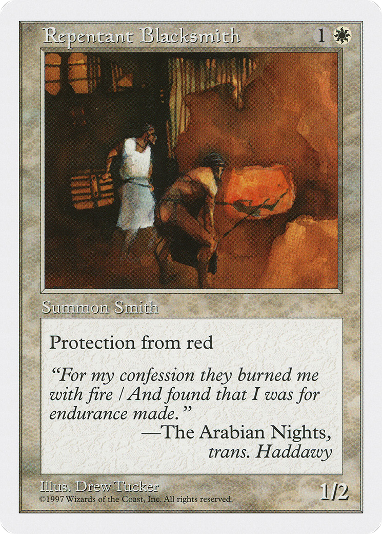 Image of Repentant Blacksmith (5ED-) - Fifth Edition