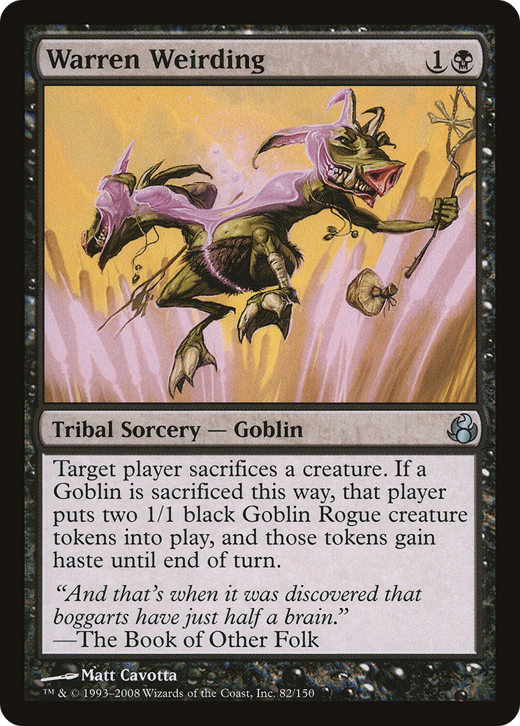 Image of Warren Weirding (MOR-082) - Morningtide Foil