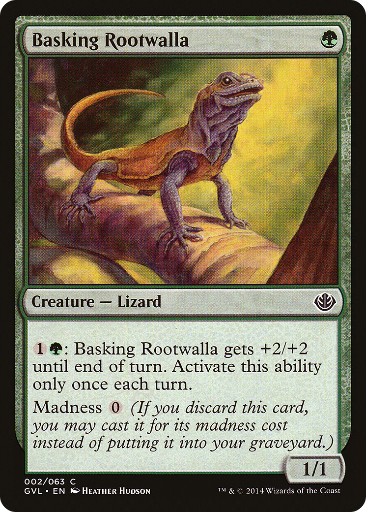 Image of Basking Rootwalla (DD3-002) - Duel Decks Anthology: Garruk vs. Liliana