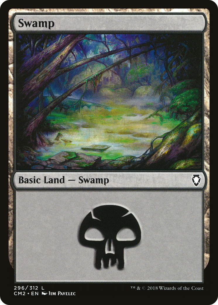 Image of Swamp (296) (CM2-296) - Commander Anthology Volume II