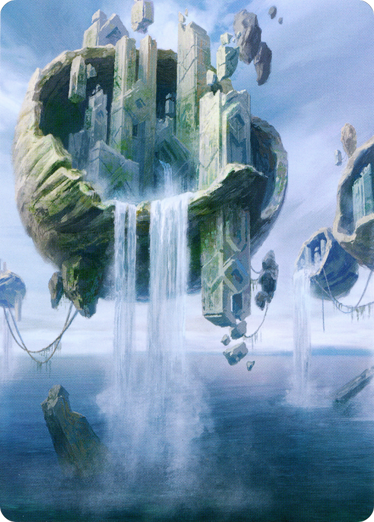 Image of Island // Island (AZNR-011) - Zendikar Rising Art Series (Borderless) Foil