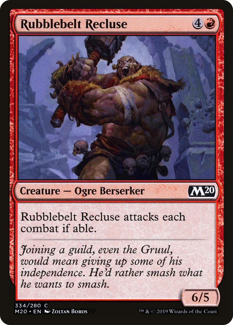 Image of Rubblebelt Recluse (M20-334) - Core Set 2020