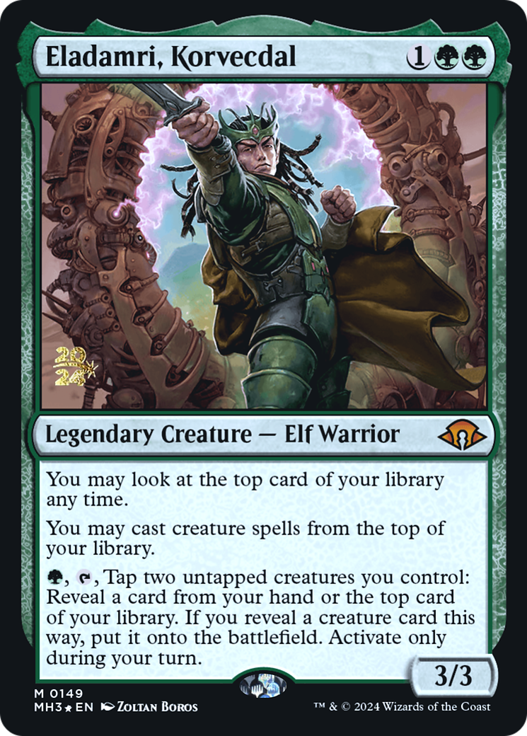 Image of Eladamri, Korvecdal (PRE-149) - Modern Horizons 3 Promos Foil
