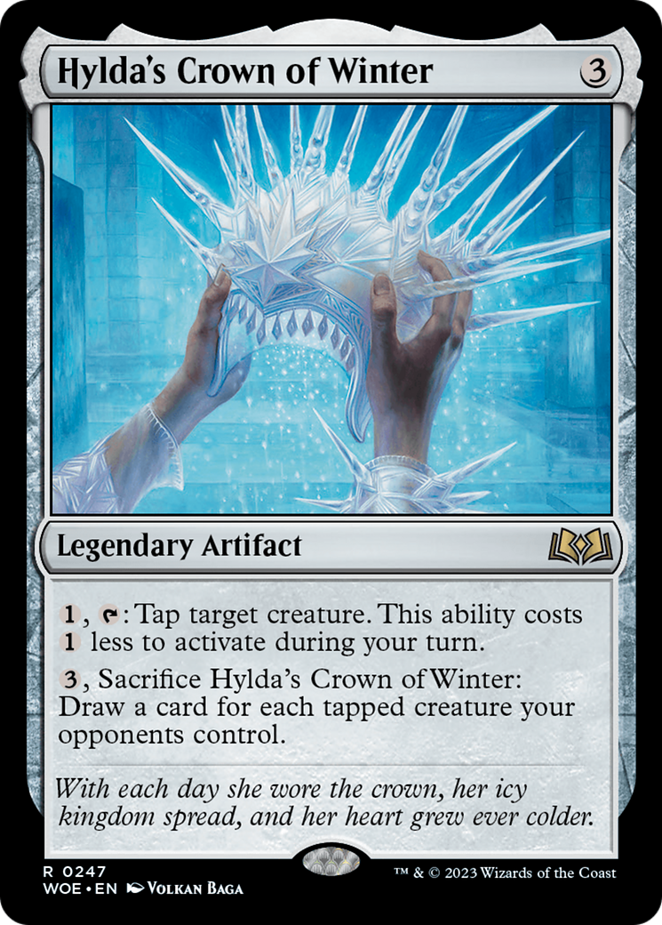 Image of Hylda's Crown of Winter (WOE-247) - Wilds of Eldraine Foil