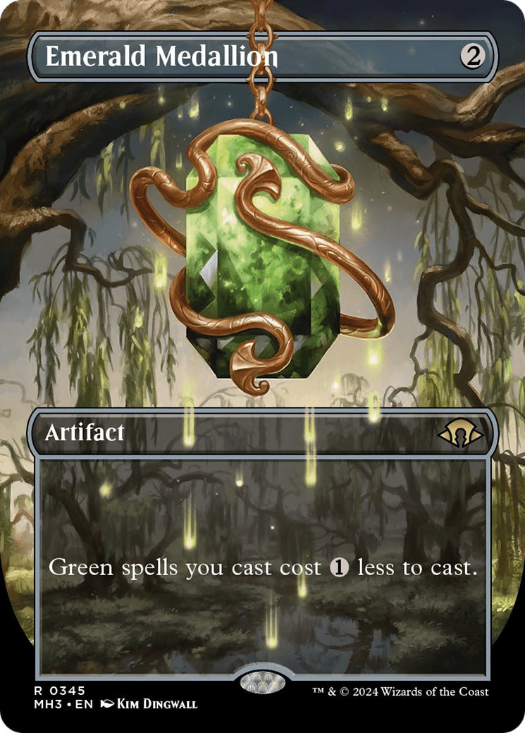 Image of Emerald Medallion (Borderless) (MH3-345) - Modern Horizons 3 (Borderless)
