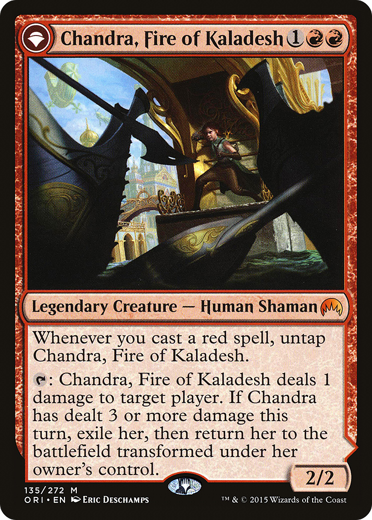 Image of Chandra, Fire of Kaladesh (ORI-135) - Magic Origins: (originpwdfc) Foil
