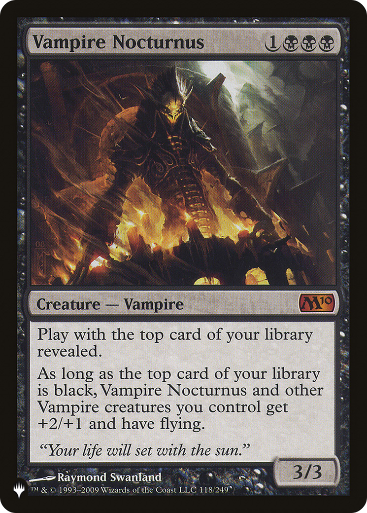 Image of Vampire Nocturnus (LIST-M10-118) - The List
