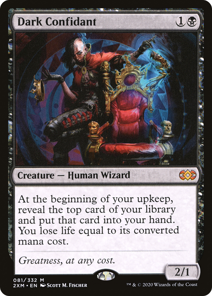 Image of Dark Confidant (2XM-081) - Double Masters Foil