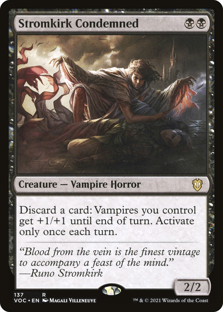 Image of Stromkirk Condemned (VOC-137) - Crimson Vow Commander