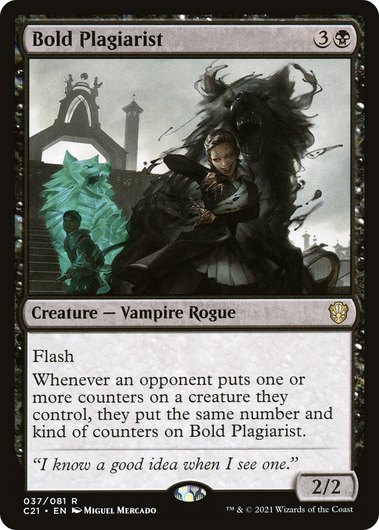 Image of Bold Plagiarist (C21-037) - Commander 2021