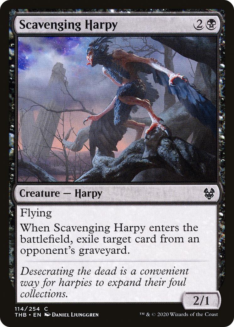 Image of Scavenging Harpy (THB-114) - Theros Beyond Death
