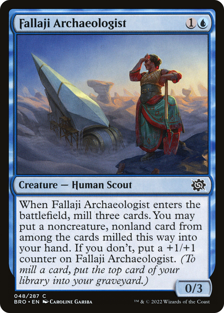 Image of Fallaji Archaeologist (BRO-048) - The Brothers' War