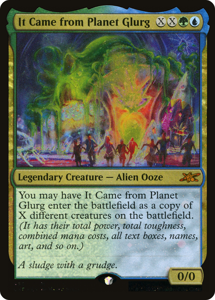 Image of It Came from Planet Glurg (Galaxy Foil) (UNF-455) - Unfinity Foil