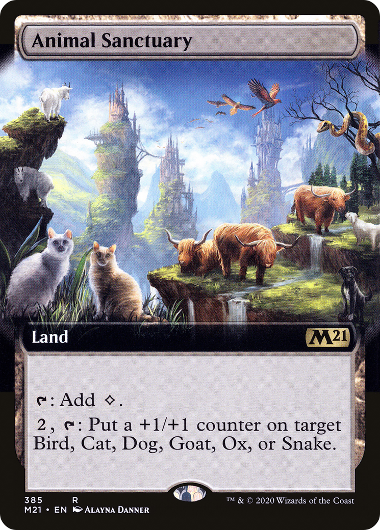 Image of Animal Sanctuary (Extended Art) (M21-385) - Core Set 2021: (Extended Art) Foil