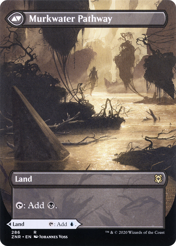 Image of Clearwater Pathway (Borderless) (ZNR-286) - Zendikar Rising: (Showcase) (Borderless)