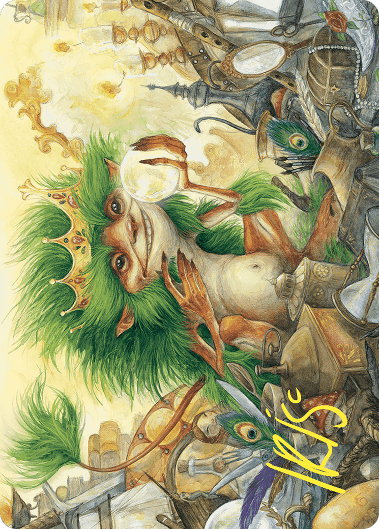 Image of Knickknack Ouphe // Knickknack Ouphe (AWOE-050) - Wilds of Eldraine Art Series (Borderless) Foil