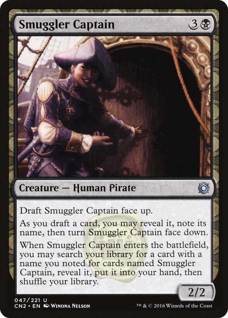 Image of Smuggler Captain (CN2-047) - Conspiracy: Take the Crown: (draft) Foil