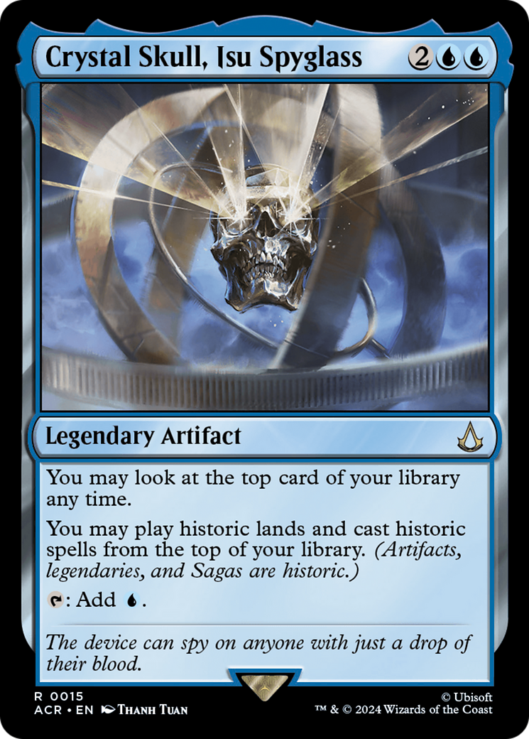 Image of Crystal Skull, Isu Spyglass (ACR-015) - Assassin's Creed Foil