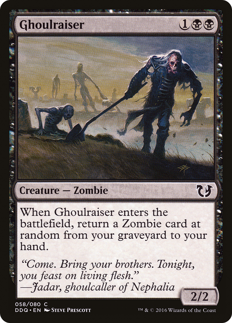 Image of Ghoulraiser (DDQ-058) - Duel Decks: Blessed vs. Cursed