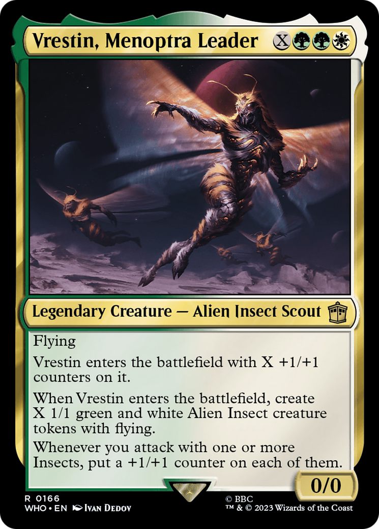 Image of Vrestin, Menoptra Leader (WHO-166) - Doctor Who