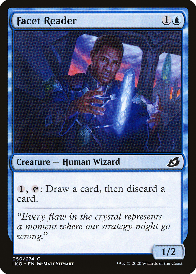 Image of Facet Reader (IKO-050) - Ikoria: Lair of Behemoths Foil
