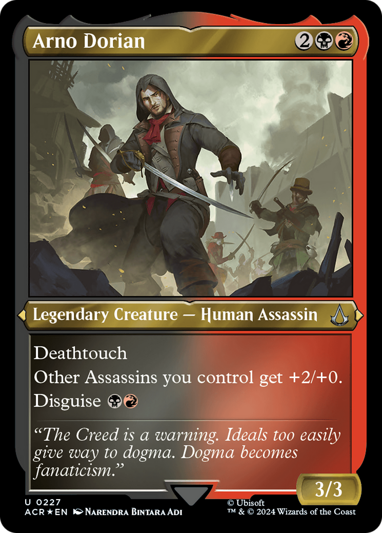 Image of Arno Dorian (ACR-227) - Assassin's Creed Etched Foil