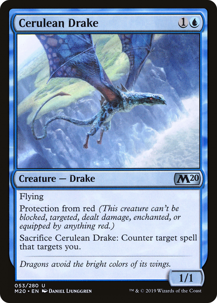 Image of Cerulean Drake (M20-053) - Core Set 2020