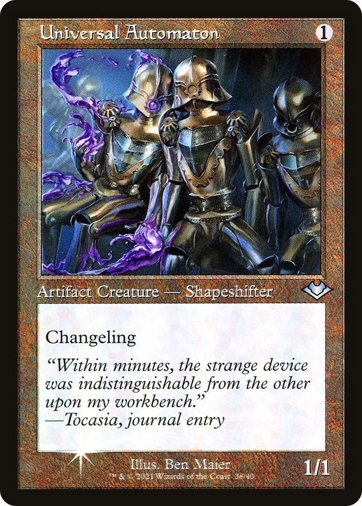 Image of Universal Automaton (Retro Frame) (MH1-038) - Modern Horizons 1 Timeshifts Foil