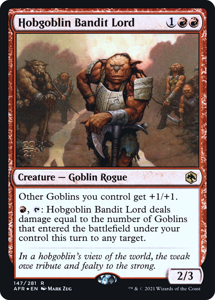 Image of Hobgoblin Bandit Lord (PRE-147S) - Adventures in the Forgotten Realms Promos Foil