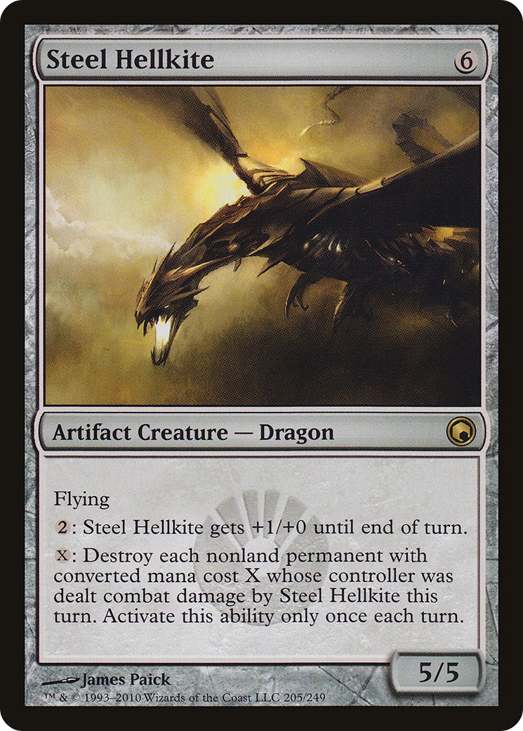 Image of Steel Hellkite (SOM-205) - Scars of Mirrodin