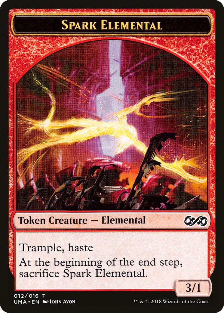 Image of Spark Elemental Token (UMA-012) - Ultimate Masters Tokens