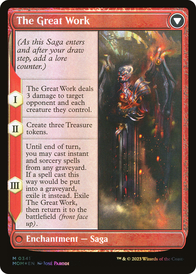 Image of Urabrask (Serial Numbered) (MOM-341) - March of the Machine (Borderless) Foil