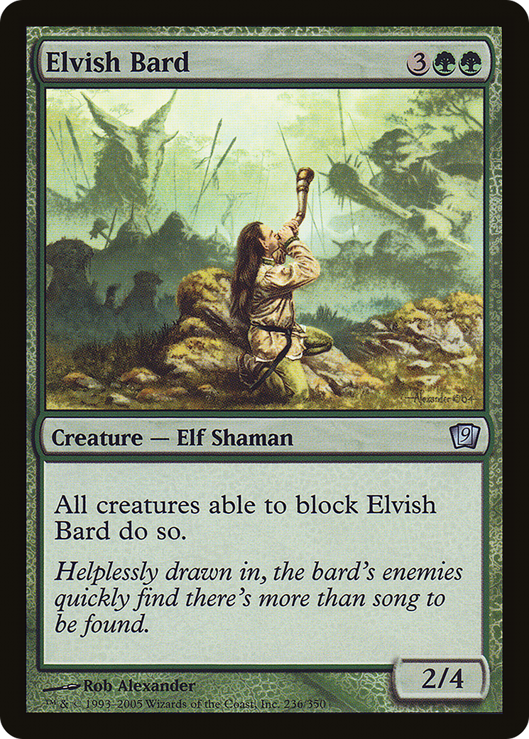 Image of Elvish Bard (9ED-236★) - 9th Edition Foil