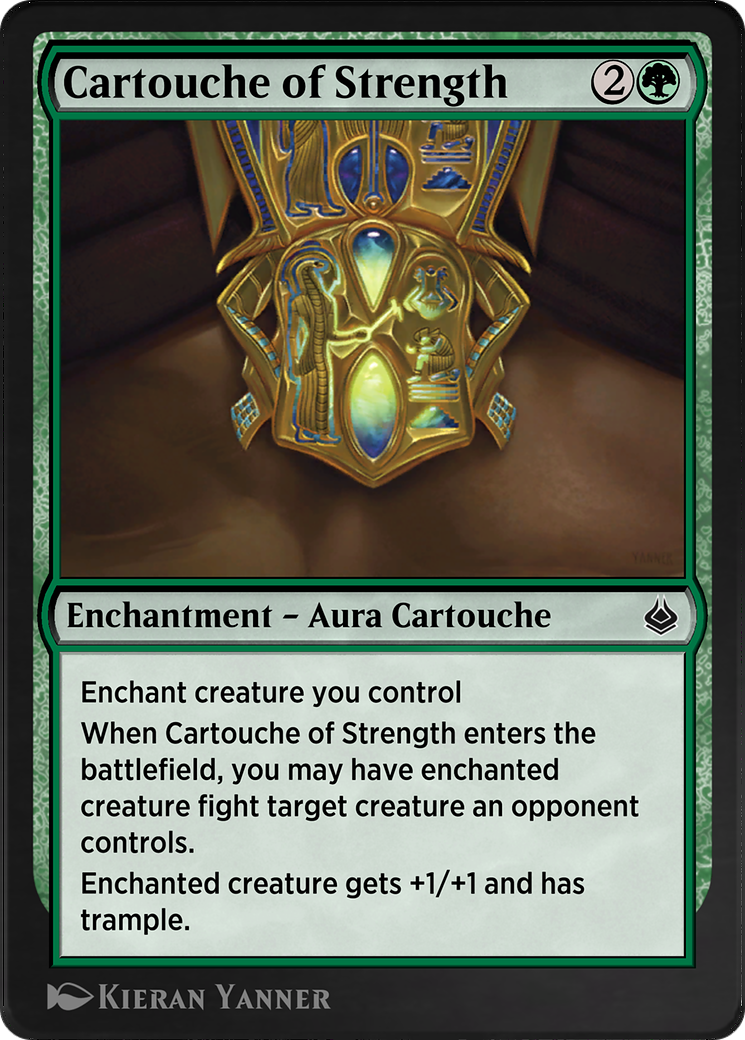 Image of Cartouche of Strength (AKR-184) - Amonkhet Remastered