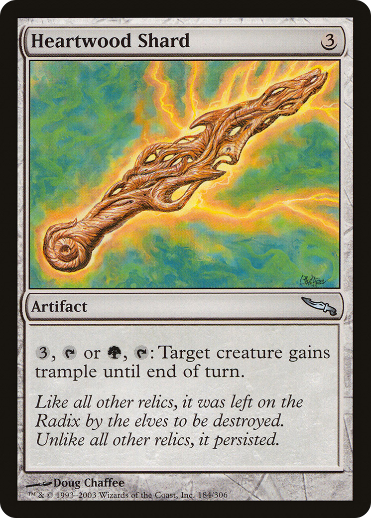 Image of Heartwood Shard (MRD-184) - Mirrodin