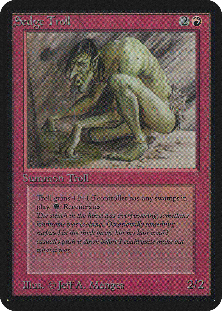 Image of Sedge Troll (LEA-) - Limited Edition Alpha
