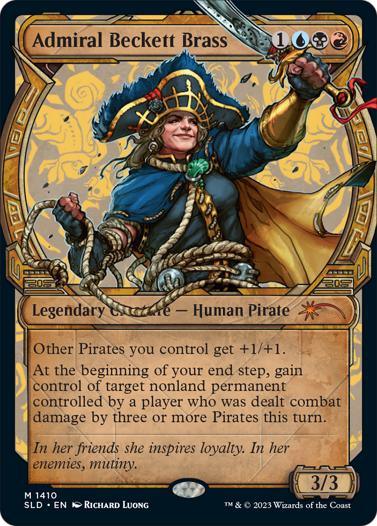 Image of Admiral Beckett Brass (SLD-1410) - Secret Lair Drop: (Showcase)