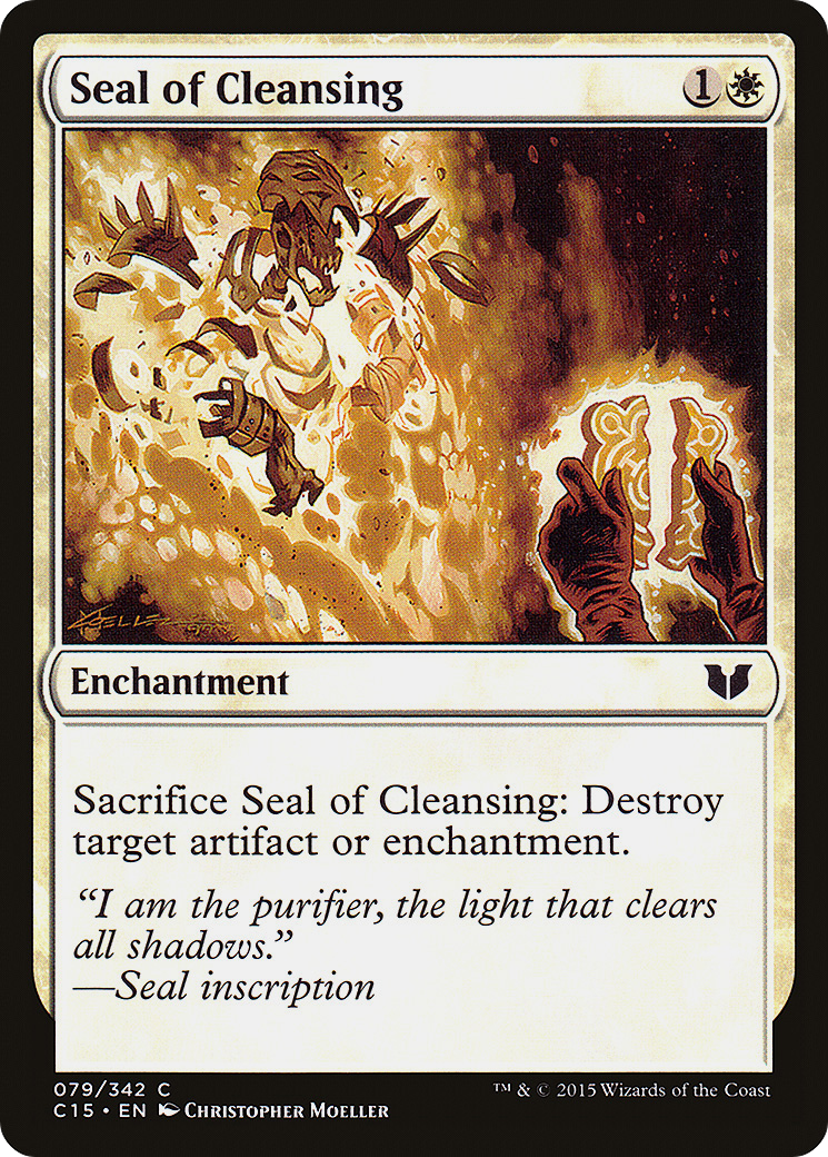 Image of Seal of Cleansing (C15-079) - Commander 2015