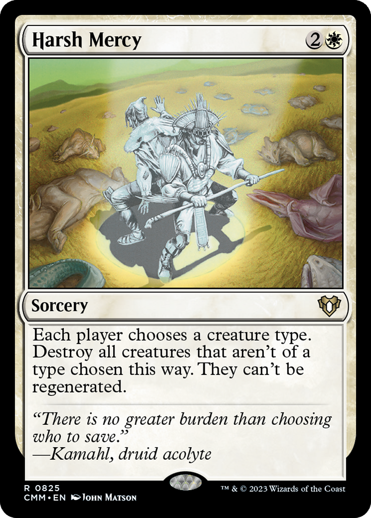 Image of Harsh Mercy (CMM-825) - Commander Masters