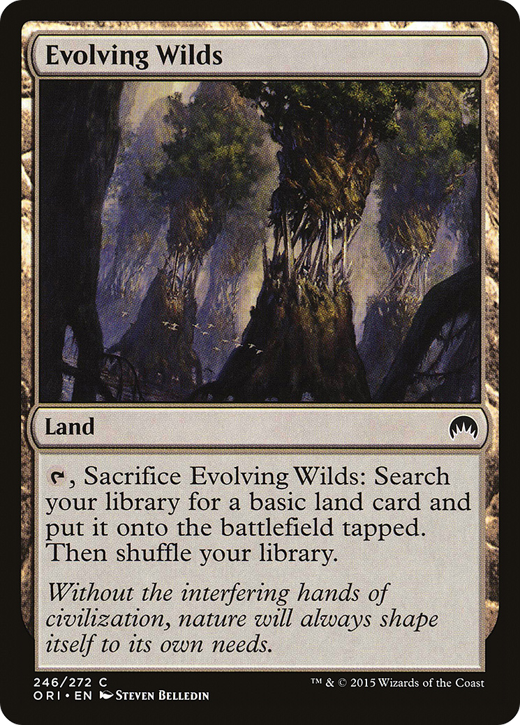 Image of Evolving Wilds (ORI-246) - Magic Origins Foil