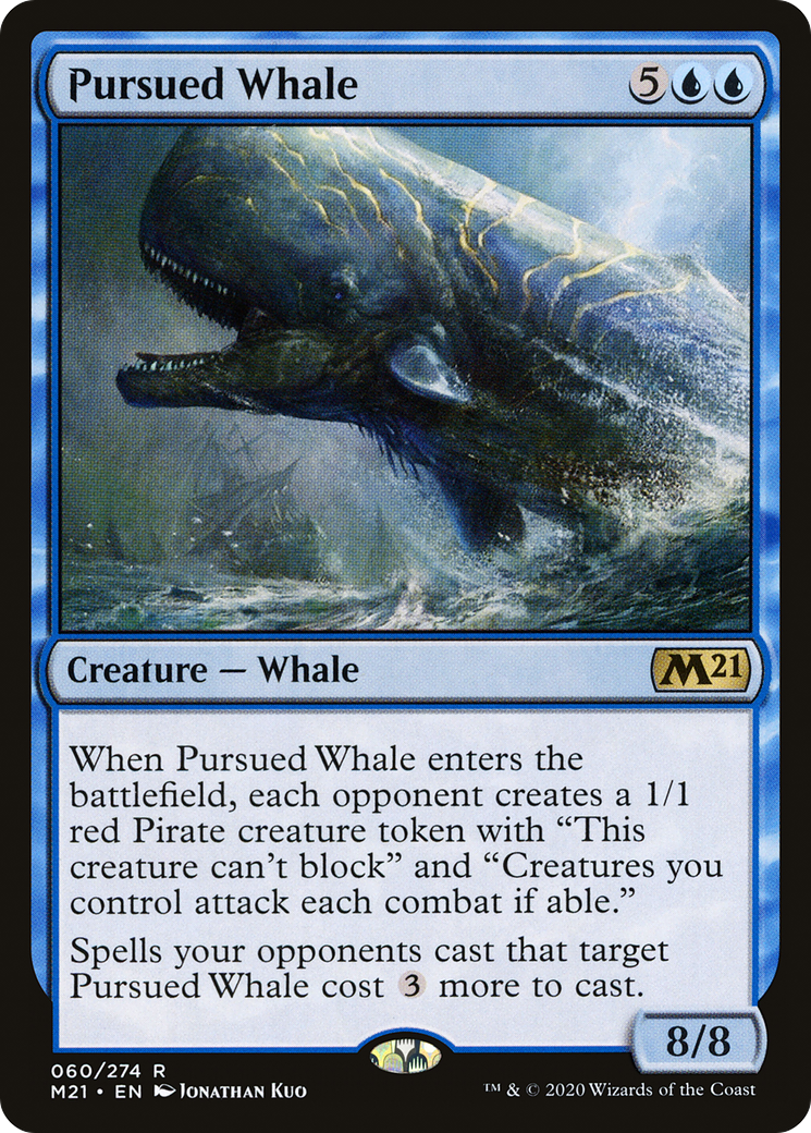 Image of Pursued Whale (M21-060) - Core Set 2021 Foil