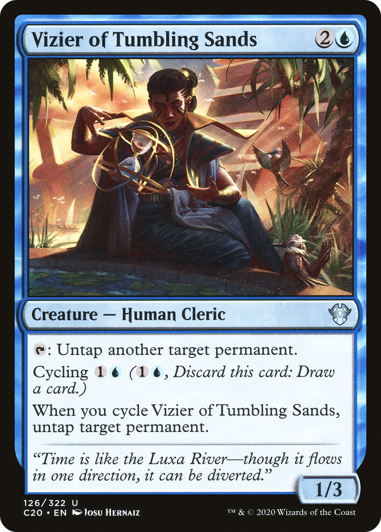 Image of Vizier of Tumbling Sands (C20-126) - Commander 2020