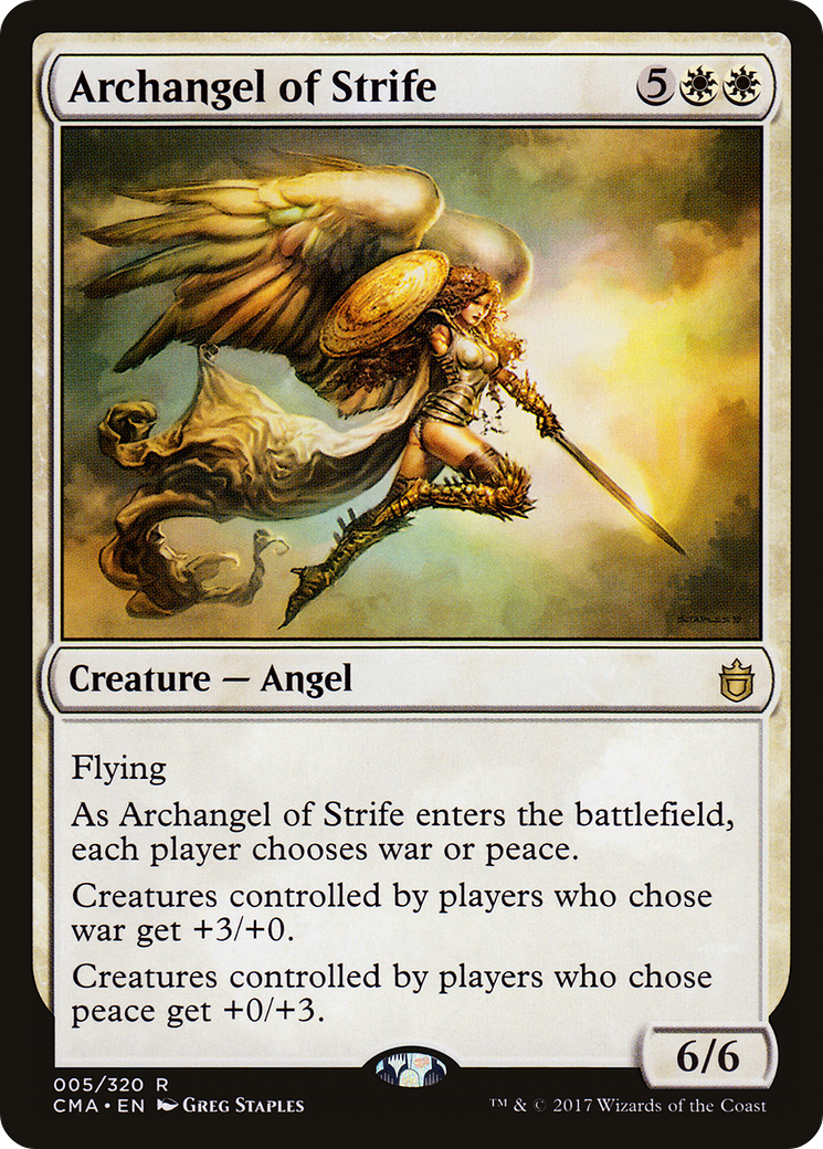 Image of Archangel of Strife (CMA-005) - Commander Anthology