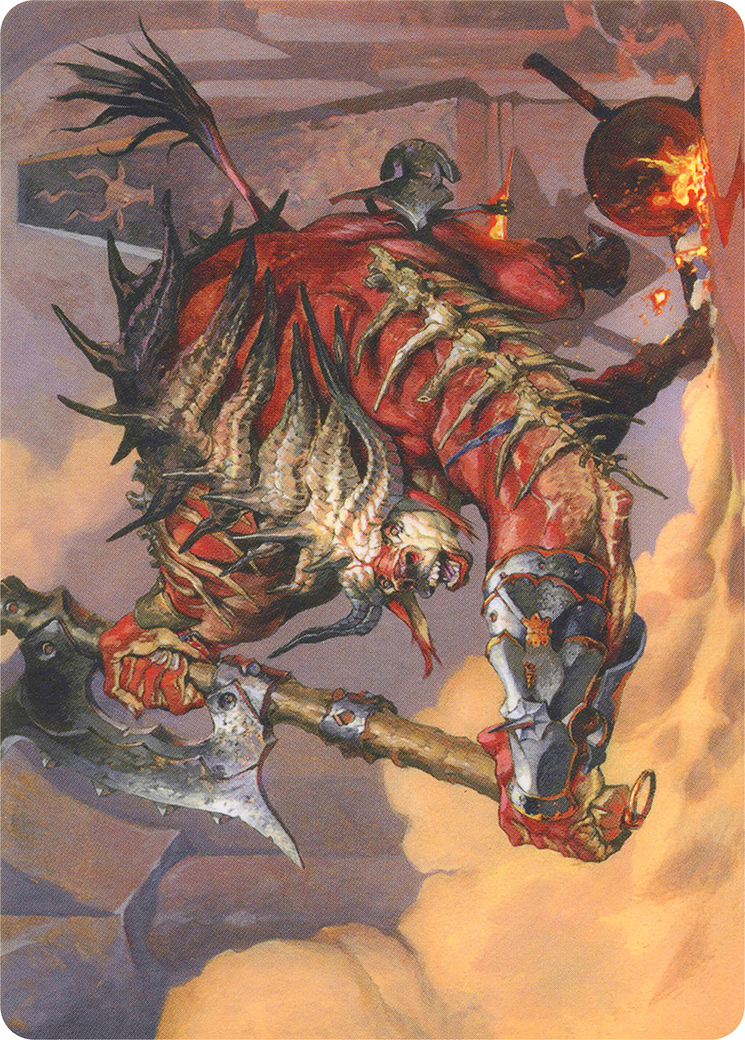 Image of Spinehorn Minotaur // Spinehorn Minotaur (AMH1-038) - Modern Horizons Art Series (Borderless)