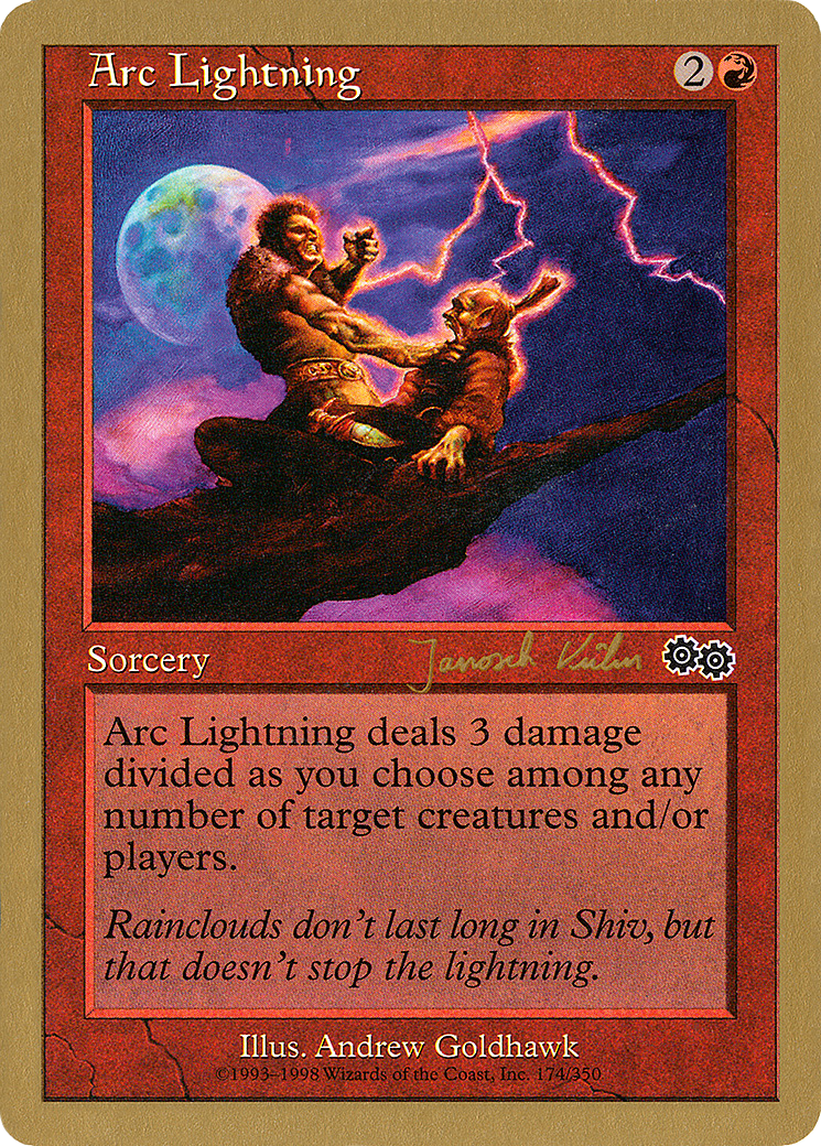 Image of Arc Lightning - 2000 Janosch Kuhn (USG) (WCD-) - World Championship Decks 2000
