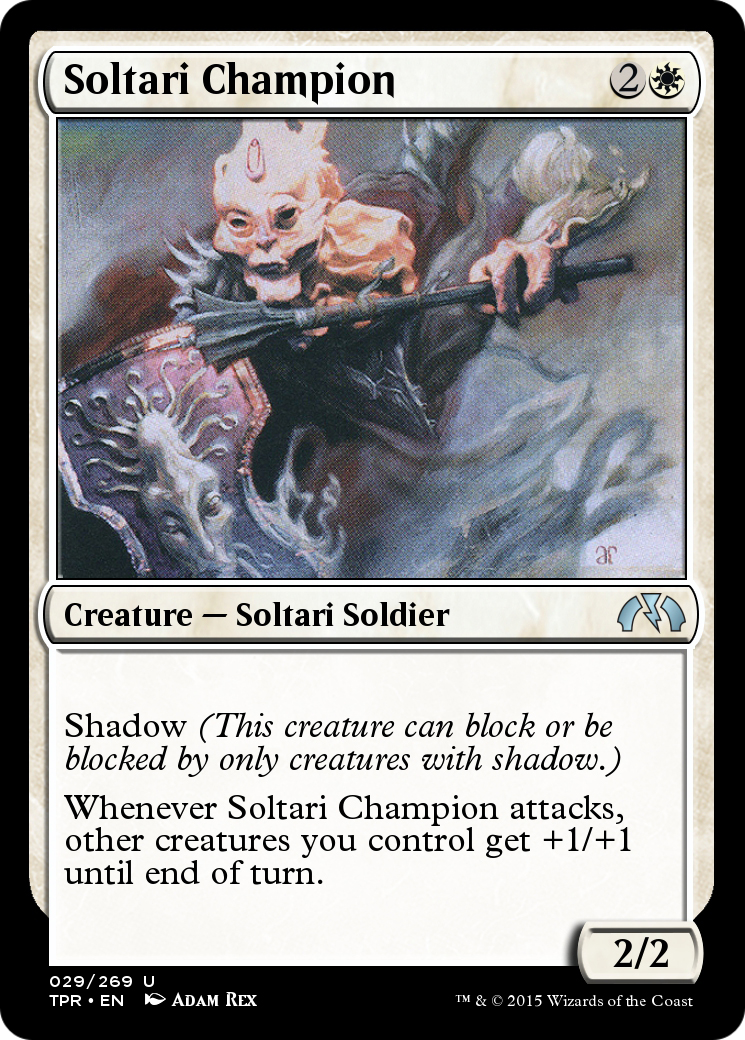 Image of Soltari Champion (TPR-029) - Tempest Remastered