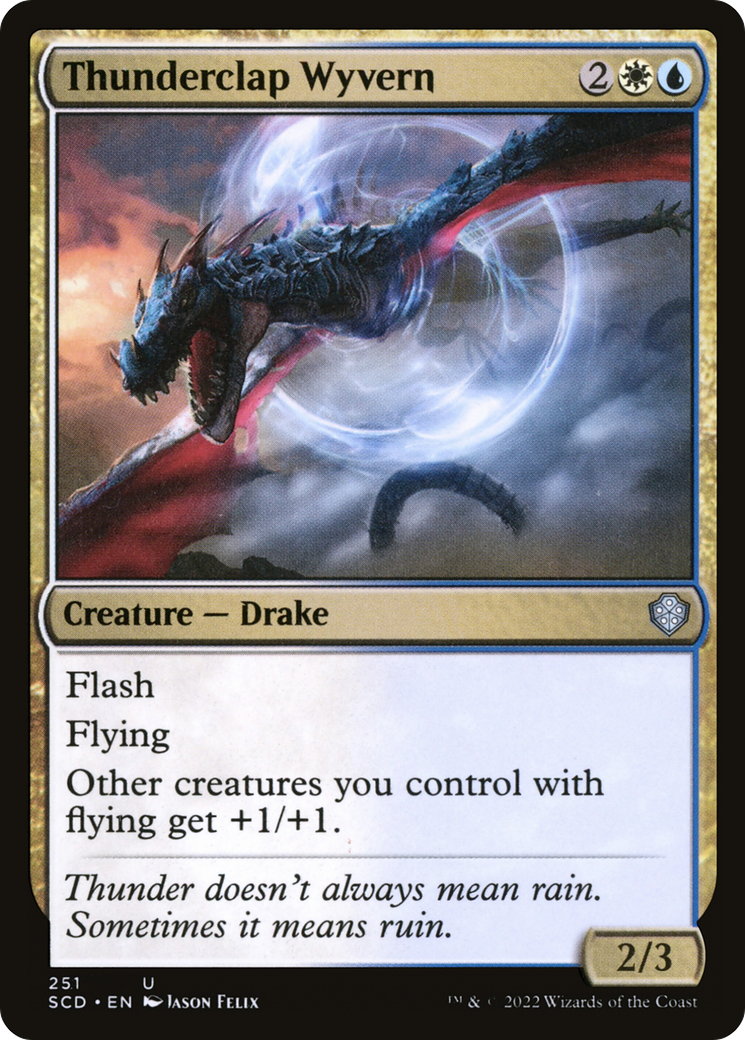 Image of Thunderclap Wyvern (SCD-251) - Starter Commander Decks