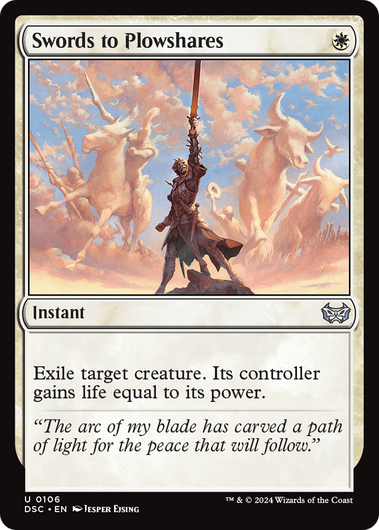 Image of Swords to Plowshares (DSC-106) - Duskmourn: House of Horror Commander