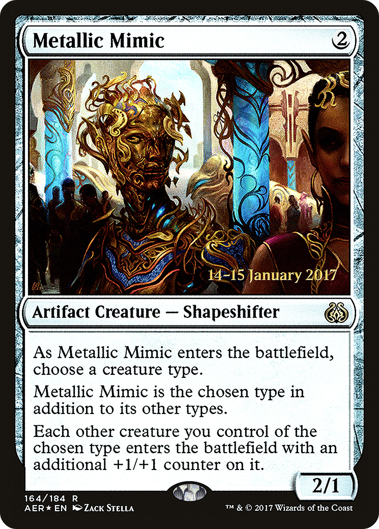 Image of Metallic Mimic (PRE-164S) - Aether Revolt Promos Foil