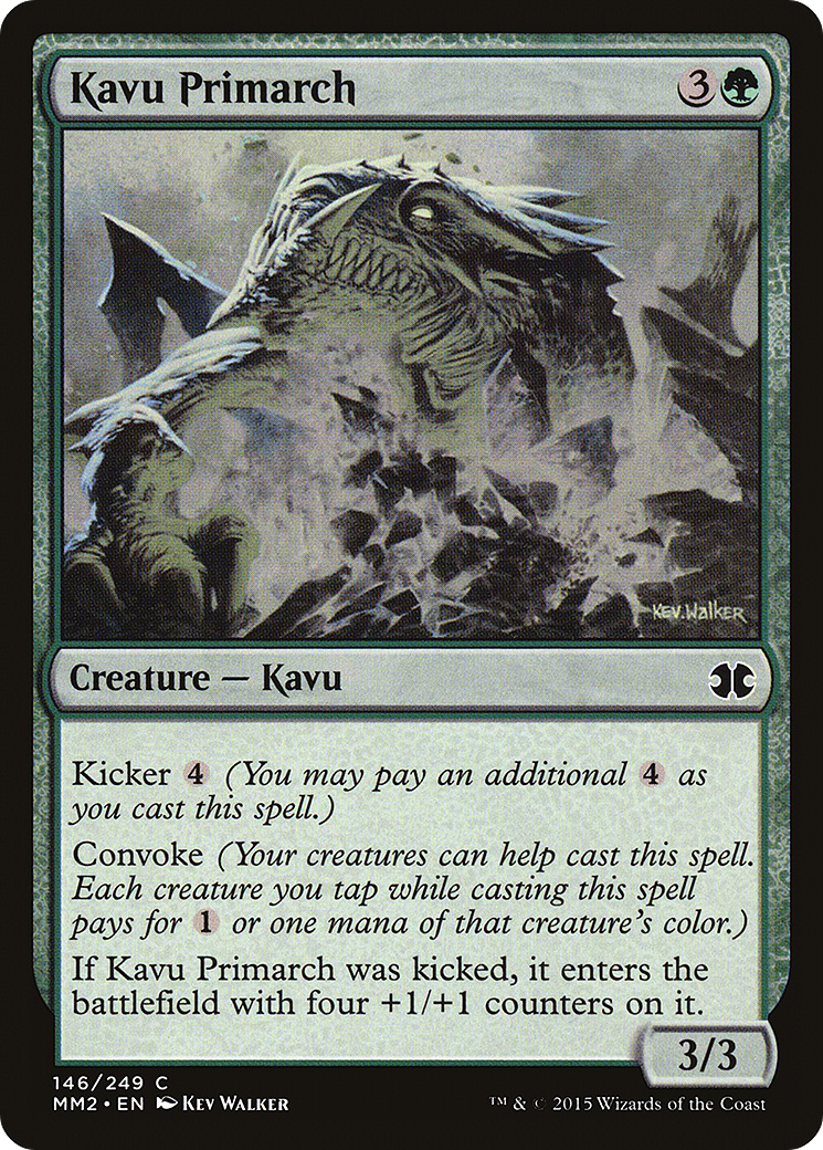 Image of Kavu Primarch (MM2-146) - Modern Masters 2015